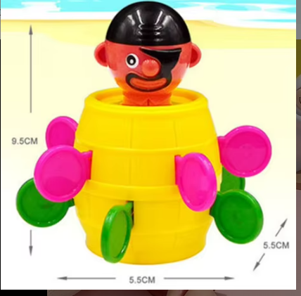 Mini 10 Épée Pirate Barrel couleur aléatoire