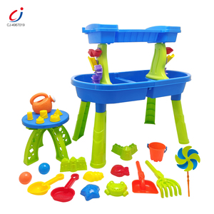 Moules à sable de plage Chengji DIY, jouets pour enfants, activités créatives et interactives, <span class=keywords><strong>table</strong></span> d'<span class=keywords><strong>eau</strong></span> d'été pour enfants - Product Image 1