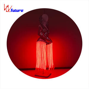 Falda de fiesta de luz luminosa LED a todo color Falda brillante intermitente con Ideal para <span class=keywords><strong>baile</strong></span> de salón, fiestas Rave, festivales - Product Image 1