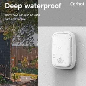 QX-002 Nuevo Timbre Inalámbrico Autogenerador para el Hogar, Timbre Inteligente Inalámbrico con Música, Control Remoto, Resistente a la Lluvia y al Agua - Product Image 6