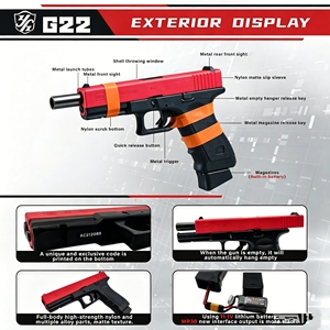 Pistolas de Hidrogel Electrónicas G22 2026 para Adultos con Gelblaster de Nylon, Pistolas de <span class=keywords><strong>Juguete</strong></span> de Hidrogel Seguras Unisex - Product Image 2