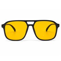 Lunettes de soleil unisexe surdimensionnées style vintage 2026 avec double pont, protection UV400, idéales pour la conduite