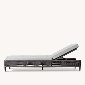Chaise longue moderne en corde, imperméable, pour l'extérieur, idéale pour jardin, piscine, plage, cour, parc, hôtel et villas - Product Image 2