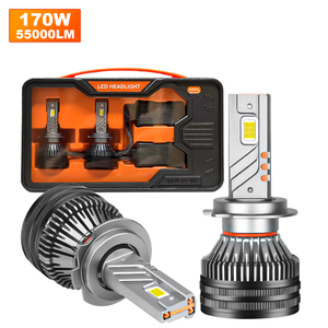 Đèn pha LED siêu sáng công suất cao Model T10 600w 60000lm H13 9004 9007 ba ống đồng H4 - Product Image 1