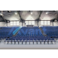 Tribunes télescopiques Avant Sports système de sièges de théâtre rétractable basket-ball intérieur gradins mobiles chaise de rembourrage Portable