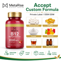 Comprimés à croquer sublinguaux de Vitamine B12 Méthylcobalamine – Soutien Beauté, Végétalien, Sans Gluten – Complément pour Adultes et Adolescents