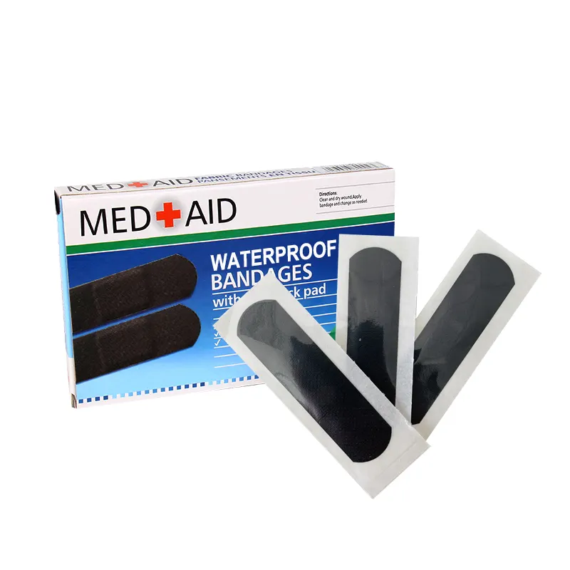 Black Band aid first aid adhesive bandage plaster sterile bandages with non-stick pad