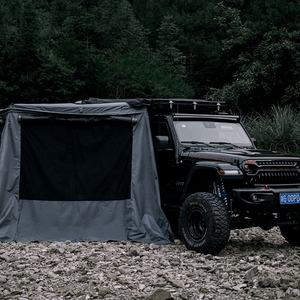 Tente extérieure de toit de voiture sur pied à 270 degrés avec lumières pour la randonnée pédestre pique-niques bateaux néerlandais camping - Product Image 1