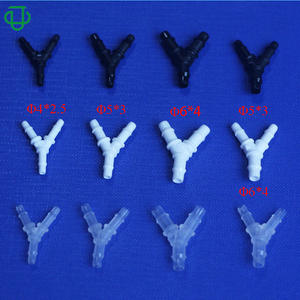 Raccord en T intégré de type Y, réduction de diamètre égal, en plastique PP de qualité alimentaire, rigide, pour systèmes d'alimentation continue en encre - Product Image 4