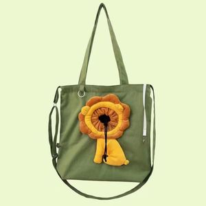 Sac de transport pour animaux de compagnie en toile avec tête de lion, 38 cm x 40 cm, personnalisé, à porter à l'épaule ou en bandoulière, pour chats et petits chiens - Product Image 2