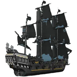 Mold king 13111 Black Pearl Model accessori per barche a vela set di blocchi da costruzione