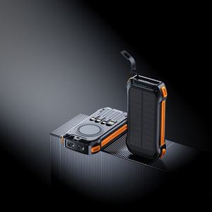 Banco de Energía Inalámbrico al por Mayor de 20000mAh de Gran Capacidad con Panel Solar de 15W, Cargador Portátil con Luz - Product Image 3