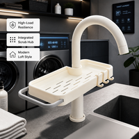 Étagère à savon populaire pour robinet, design évidé pour un drainage rapide