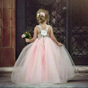 2-10Y bambini ragazze abito da principessa festa di nozze festa di compleanno Tutu abiti estivi da bambina <span class=keywords><strong>vestiti</strong></span> <span class=keywords><strong>lunghi</strong></span> Maxi abito - Product Image 4