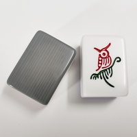 Table de Mahjong Électrique Automatique en Mélamine 36mm Version Taïwanaise pour 4 Joueurs, Imprimée à la Machine