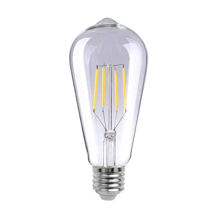 Wholesale Price Retro Bulb 220V ST64 4W E27 Base Led Filament Bulb Light