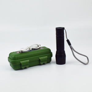 Mini <span class=keywords><strong>Linterna</strong></span> <span class=keywords><strong>LED</strong></span> Multifuncional Blanca Fría, Fácil de Transportar, Recargable, con Zoom, Conector <span class=keywords><strong>Micro</strong></span> USB - Product Image 1
