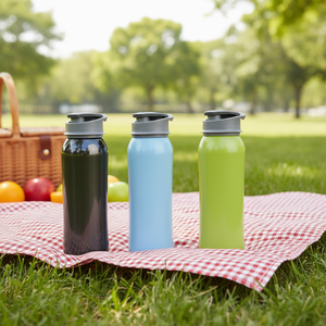 <b>Large</b> Capacity Stainless Steel Thermos <b>Cup</b> Outdoor Sports Water Bottle Leak-Proof Boiling Water Safe Lid Mountaineering Kettle - Product Image 1