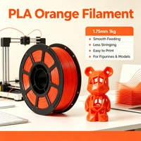 Meijimei PLA Basis Filament Staaf 1.75mm 220°C/190°C Stabiele Extrusie Geen Verstopping 50 Kleuren Vacuüm Verpakt Guangdong 3D Printers 5kg