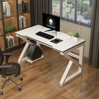 Bureau d'ordinateur, table de jeu et chaise combinées pour la maison, table de travail simple pour le bureau, la salle d'étude, la chambre à coucher, table de jeu