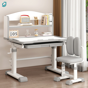 Bộ bàn ghế có thể điều chỉnh chiều cao dành cho trẻ em và học sinh tại nhà có giá sách Bàn học cho trẻ em Bàn học cho trẻ em - Product Image 4