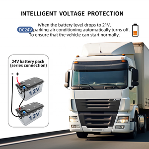<span class=keywords><strong>Aire</strong></span> <span class=keywords><strong>Acondicionado</strong></span> <span class=keywords><strong>de</strong></span> Estacionamiento 12V/24V con Compresor Scroll Eléctrico <span class=keywords><strong>de</strong></span> 6200 BTU, Unidad <span class=keywords><strong>de</strong></span> <span class=keywords><strong>Aire</strong></span> <span class=keywords><strong>Acondicionado</strong></span> Portátil a Batería para Cabina <span class=keywords><strong>de</strong></span> Camión - Product Image 6