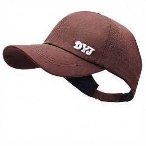 Gorra de béisbol deportiva para mujer, primavera-verano, con estampado de letras, de tela común, ajustable, con protección solar y abertura para cola de caballo - Product Image 4