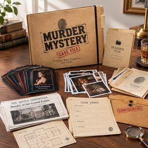 Cartella Personalizzata per Gioco del Mistero dell'Omicidio, Kit per Indagini Criminali con Carte dei Personaggi per Eventi e Feste - Product Image 2