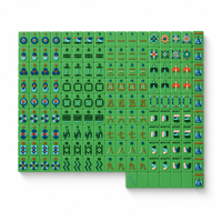 Tuiles de Mahjong en Acrylique Vert Prisme Émeraude avec Motif Facetté, Lot de 166, Personnalisable, Prêt pour l'OEM
