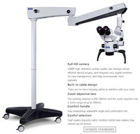 Microscope dentaire de matériel médical SCM600 avec microscope binoculaire d'opération chirurgicale de caméra