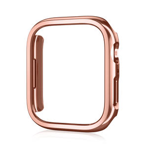 Coque de placage pour <span class=keywords><strong>Apple</strong></span> <span class=keywords><strong>Watch</strong></span> 45mm 41mm <span class=keywords><strong>40mm</strong></span> 44mm Housse de protection rigide PC pare-chocs pour IWatch Series <span class=keywords><strong>SE</strong></span> 9 8 7 6 5 sans étui en verre - Product Image 5