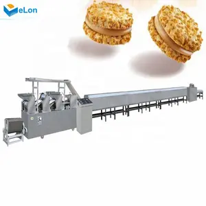 Hoge Kwaliteit Wafers Biscuit/Industriële Koekjes Maken Machines Automatische Biscuit Productielijn