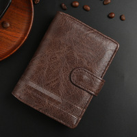 Sac Tendance 2025 Portefeuille Court Homme Style Rétro Professionnel en Cuir PU, Porte-Monnaie, Vente Flash