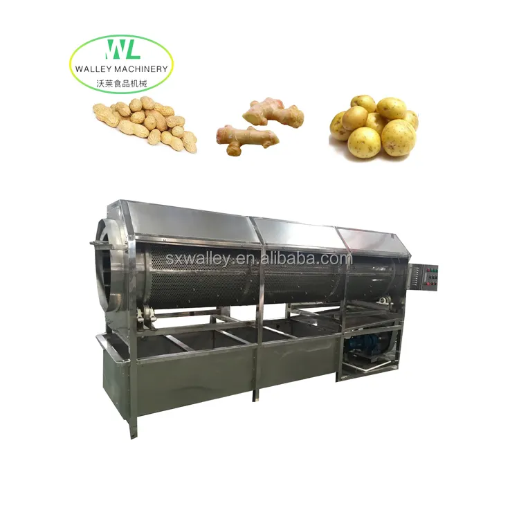 סין מכונה לקילוף תפוח אדמה תפוחי אדמה קולפן קילוף מכונה