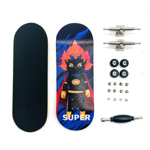 Skateboard ALF Professional Bearing Fingertiple, 5 plis d'érable chinois, 34 mm, portable, <span class=keywords><strong>anime</strong></span>/dessin animé, jouet créatif, cadeau pour enfants - Product Image 1