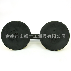 Yellow Dual <b>Suction</b> Cup Vacuum Lifter 2 Pcs Ring <b>Pad</b> Manual Control Strong <b>Suction</b> For Tile Glass Handling - Product Image 2