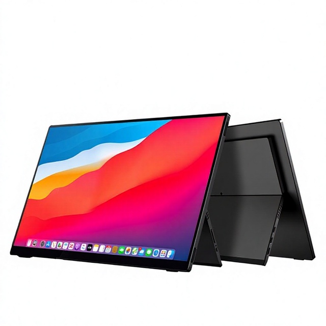 Factory-direct Custom 156-inch IPS Full HD Portable Monitor Built-in Battery for PC Laptop Smartphone Screen Mirroring Nintendo