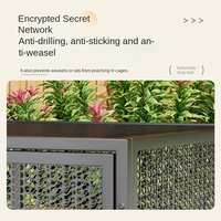 Enclos modulaire en treillis métallique pour animaux de compagnie, cage DIY pour petits animaux, clôture pour lapins, poulets, canards, utilisation intérieure et extérieure