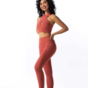 Ropa Deportiva con <span class=keywords><strong>Espalda</strong></span> Cruzada <span class=keywords><strong>para</strong></span> Mujer, <span class=keywords><strong>de</strong></span> Alta Elasticidad, Ligera, Ajustada, Cómoda, Elegante, <span class=keywords><strong>de</strong></span> Color Sólido, Nailon y Spandex, <span class=keywords><strong>para</strong></span> <span class=keywords><strong>Yoga</strong></span> - Product Image 2