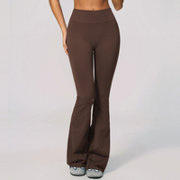 Nouvel Arrivage GM – Pantalon de Fitness Évasé Sans Coutures Taille Haute Effet Ventre Plat Extensible Rehausseur de Fesses pour Femme – Idéal Gym, Entraînement, Yoga et Activités Sportives