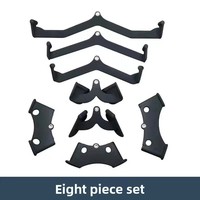 Accessoires de fitness abordables : Poignées pour barre de tirage latéral, poignée large, pour tirage vertical et rameur - Ensemble de 5 ou 8 pièces