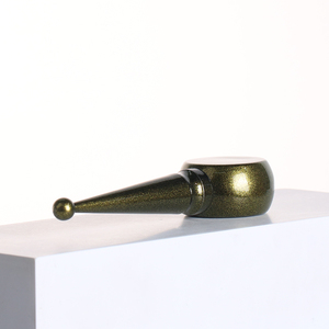 Hot Bán buôn giá tùy chỉnh 9ml thủy tinh UV Gel container màu xanh lá cây Vòng dài bàn chải vít tip cap Nail Polish keo chai - Product Image 4