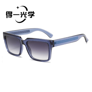 Square <b>Sunglasses</b> Black PC Lens Unisex Trendy Design - Product Image 2