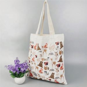 Packaging <b>Bags</b> Cotton Wholesalers Beach Cosmetic <b>Bag</b> Cotton Canvas Makeup Shopping <b>Bag</b> With Logo - Product Image 2