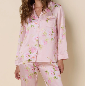 Nouvelle collection : <span class=keywords><strong>Ensemble</strong></span> pyjama élégant pour femme, imprimé printemps, grande taille, manches longues et <span class=keywords><strong>pantalon</strong></span>, idéal pour la détente - Product Image 3