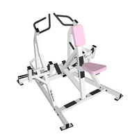 Equipo de gimnasio comercial, máquina de fila de polea baja de remo lateral, prensa de pecho, Material de acero, equipo de Fitness cargado, ejercicio de espalda
