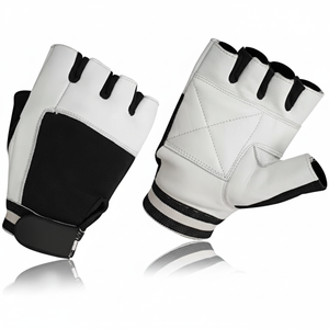 Guantes de Cuero Acolchados para Levantamiento de Pesas, Ecológicos, Transpirables, con Pantalla Táctil y Detección de Agujas, para Exteriores - Product Image 1