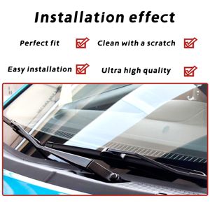 Spazzole Tergicristallo in Silicone ZHIJIE Design Ibrido Migliore Idrorepellenza per Serie 1 Tergicristallo Senza Telaio ZHIJIE-010 - Product Image 6