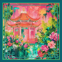 Nouvelle arrivée Tapis de mahjong Golden Pond (MIDORI) pliable, moderne, imperméable, antidérapant, insonorisant pour le jeu de mahjong
