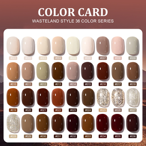 Miss Gooey Collection automne <span class=keywords><strong>hiver</strong></span> ensemble de vernis à ongles en gel 36 couleurs usine CE/CPNP vernis en gel sans Hema logo de marque personnalisé OEM - Product Image 4